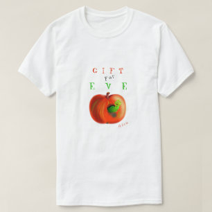 T-shirt Cadeau pour Ève - paradis Apple - d'Adam - drôle