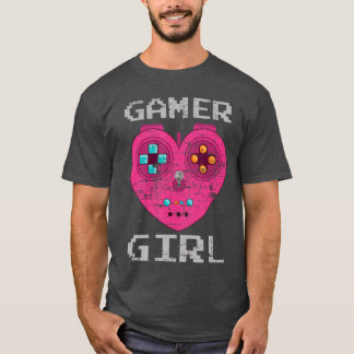T-shirt Cadeau pour fille joueuse de jeux vidéo femme Mane