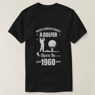 T-shirt Cadeau Pour Golf 60 Ans 1960 60e Birthda