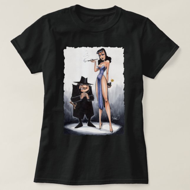 T-shirt Cadeau Pour Hommes Boris Et Natasha Awesome Pour F (Design devant)