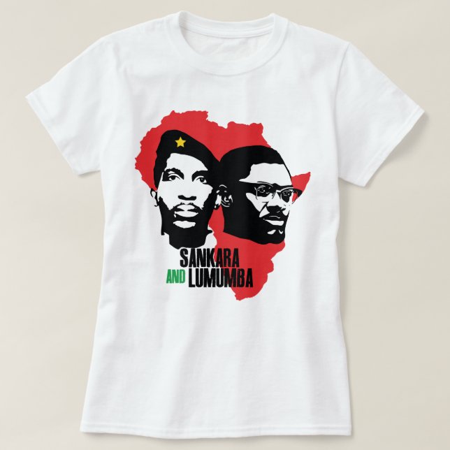 T-shirt Cadeau Pour Hommes Président Thomas Du Burkina San (Design devant)
