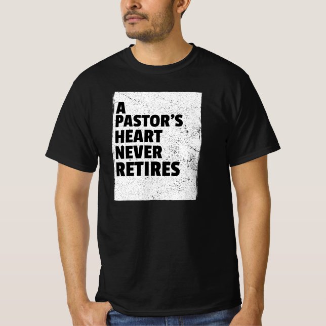 T-shirt Cadeau pour la retraite du pasteur ou du ministre (Devant)