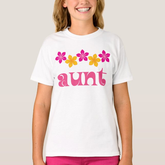 T-shirt Cadeau pour la tante (Devant)