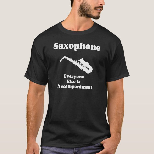 T-shirt Cadeau pour le joueur de saxophone (Devant)