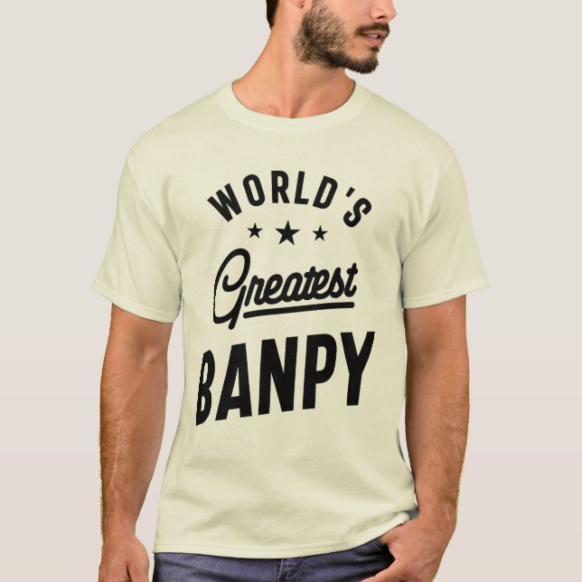 T-shirt Cadeau pour le Père Grand-père Le plus grand Banpy (Devant)