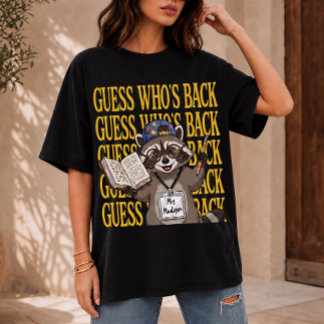 T-shirt Cadeau pour l'enseignant, Raton laveur amusant pou