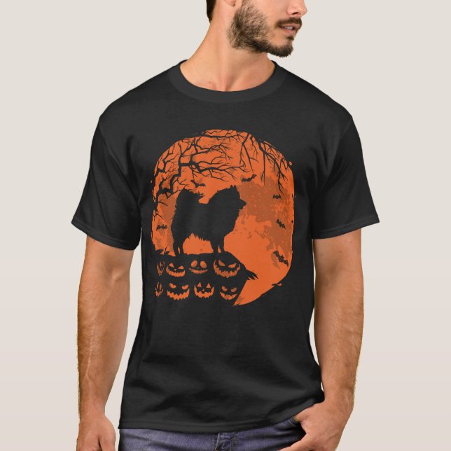 T-shirt Cadeau pour les amoureux des chiens Eskimo américa (Devant)