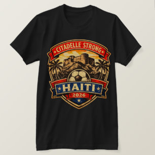 T-shirt Cadeau pour les fans de football haïtien vintage C