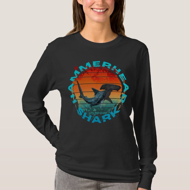 T-shirt Cadeau pour les pêcheurs de requins marteaux amate (Devant)