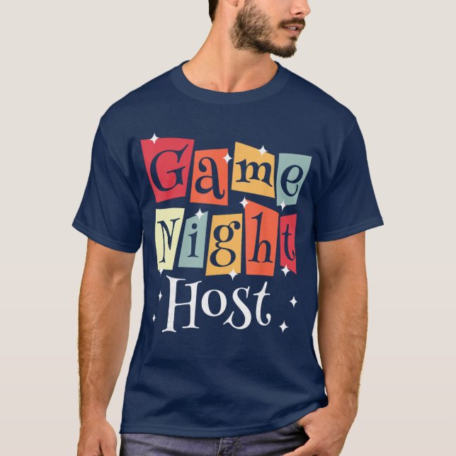 T-shirt Cadeau pour l'hôte de soirée de jeu (Devant)