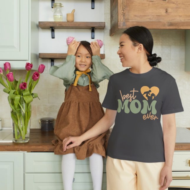 T-shirt Cadeau Pour Mère, Meilleure Maman Jamais Chemise (Créateur téléchargé)