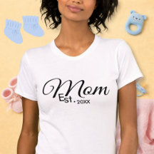 Cadeau pour nouvelle maman établie avec écriture n