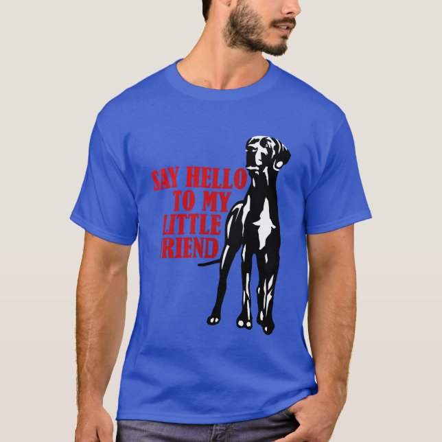 T-shirt Cadeau pour papa Danois  (Devant)