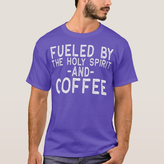 T-shirt Cadeau pour Pasteur Alimenté par le Saint-Esprit e (Devant)