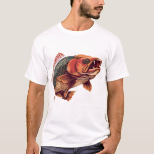 T-shirt Cadeau pour pêcheur de carpes monstres