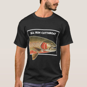 T-shirt Cadeau pour pêcheur de truites arc-en-ciel anadrom