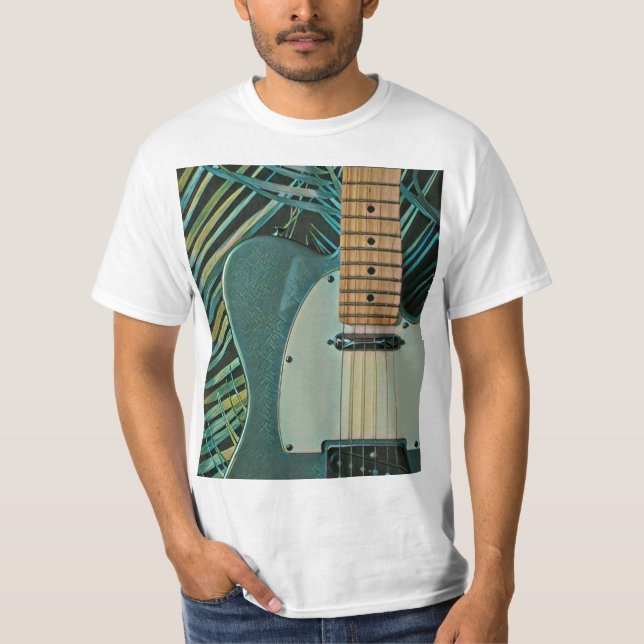T-shirt Cadeau pour petit ami guitariste (Devant)
