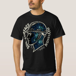 T-shirt Cadeau pour Plombier de la Division Sous-Surface