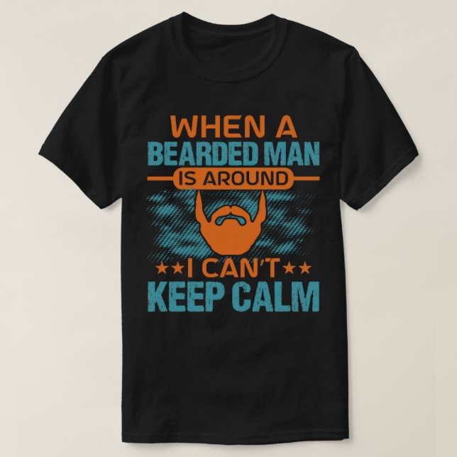 T-shirt Cadeau pour Porteur de Barbe et Barbier 2 (Design devant)
