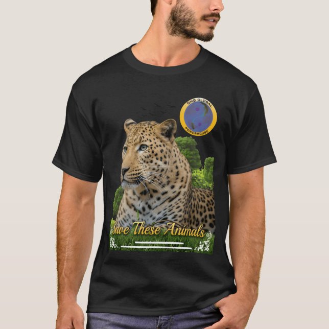 T-shirt Cadeau pour sauver ces Animaux (Devant)