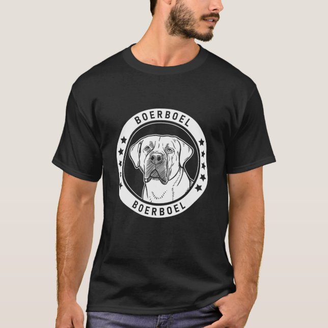 T-shirt Cadeau pour ventilateur Boerboel (Devant)