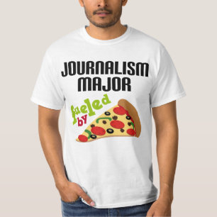 T-shirt Cadeau principal de journalisme (pizza)