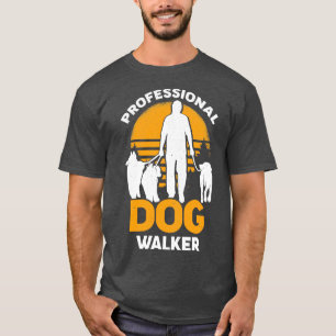 T-shirt Cadeau professionnel chien marcheur animal de comp