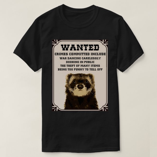 T-shirt Cadeau Recherché Ferret (Design devant)