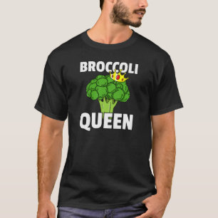 T-shirt Cadeau Reine Brocoli Pour Un Amoureux Légumes