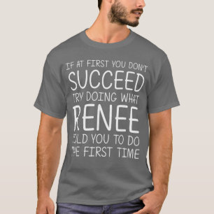 T-shirt Cadeau RENEE Nom Personnalisé Anniversaire Drôle N