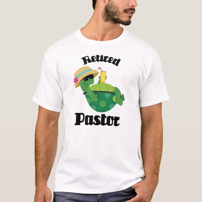T-shirt Cadeau retiré de pasteur (Devant)