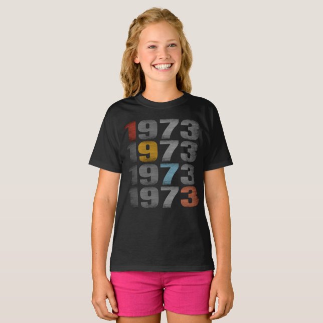 T-SHIRT CADEAU RÉTRO 1973 (Devant entier)