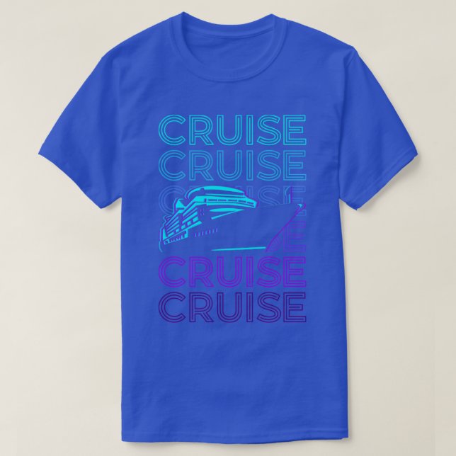 T-shirt Cadeau Retro bateau de croisière (Design devant)