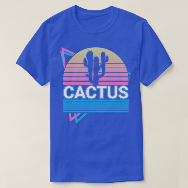 T-shirt Cadeau rétro Cactus (Design devant)