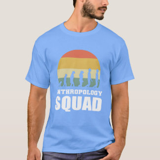 T-shirt Cadeau rétro d'archéologue de l'équipe d'anthropol