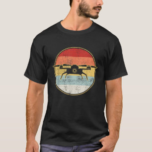 T-shirt Cadeau Rétro Drone Vintage