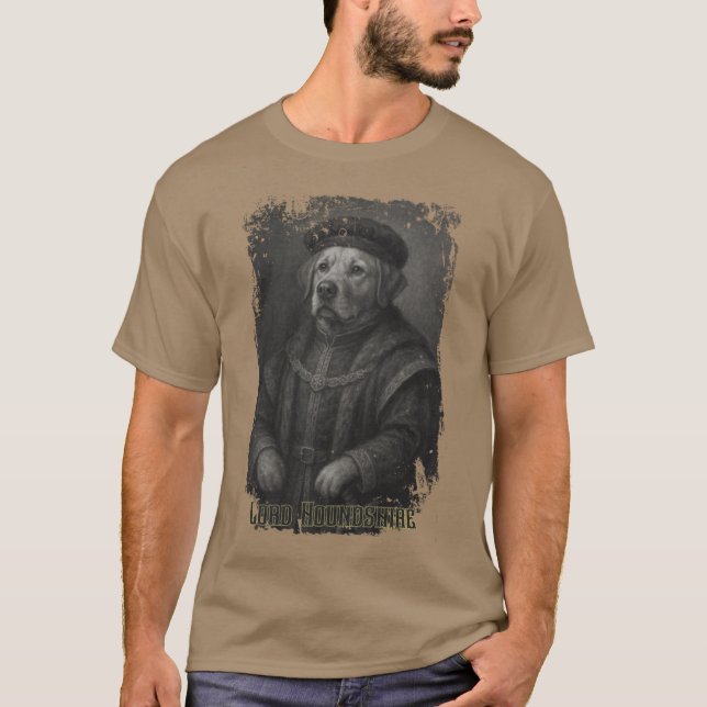 T-shirt Cadeau rétro Lord Houndshire (Devant)