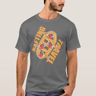 T-shirt Cadeau rétro pour passionné de sports de raftingra