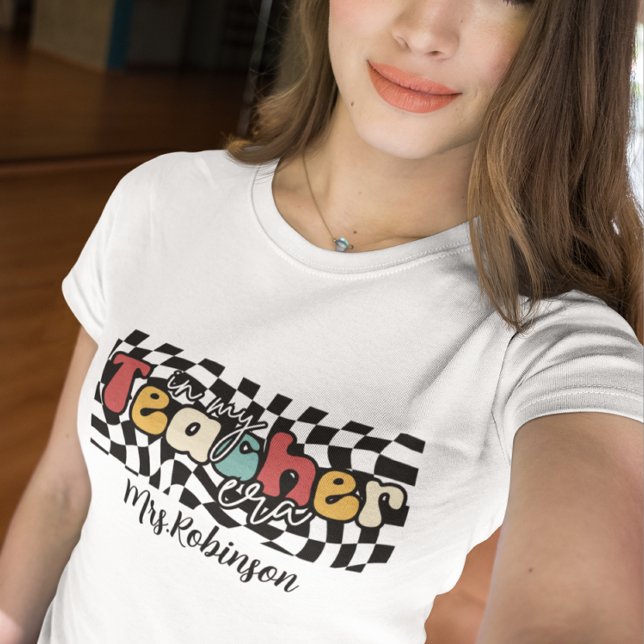 T-shirt cadeau rétro pour prof de mon ère (Créateur téléchargé)