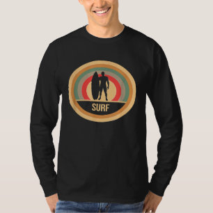 T-shirt Cadeau Retro Surf Vintage Pour Surfeurs