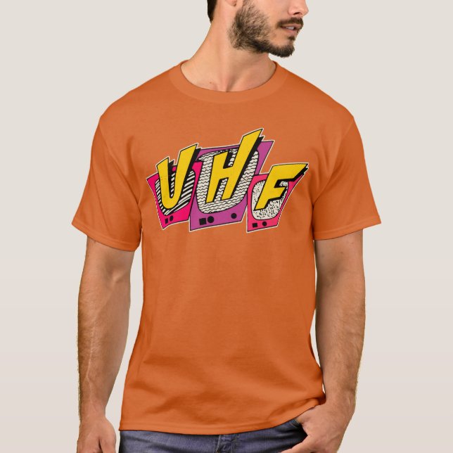 T-shirt Cadeau rétro UHF (Devant)