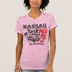 T-shirt Cadeau souvenir Bahamas : Nassau Bahamas Swimming 