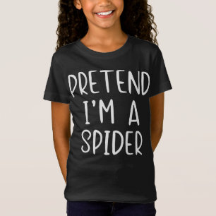 T-Shirt Cadeau Spider  Prétendre costume d'araignée Hallow