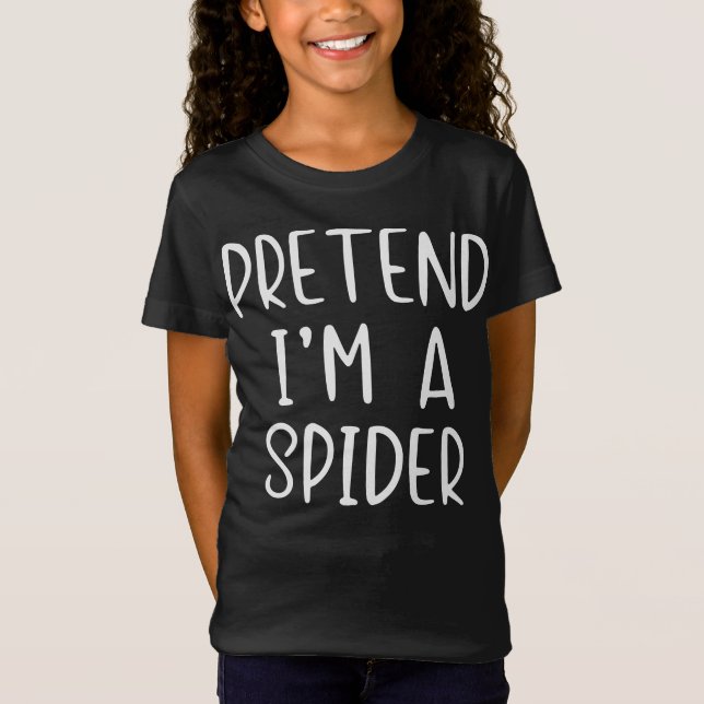 T-Shirt Cadeau Spider |Prétendre costume d'araignée Hallow (Devant)