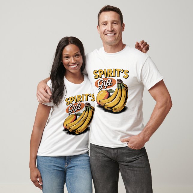T-shirt Cadeau Spirit Banana Mango Retro Faith Tee (Unisexe)