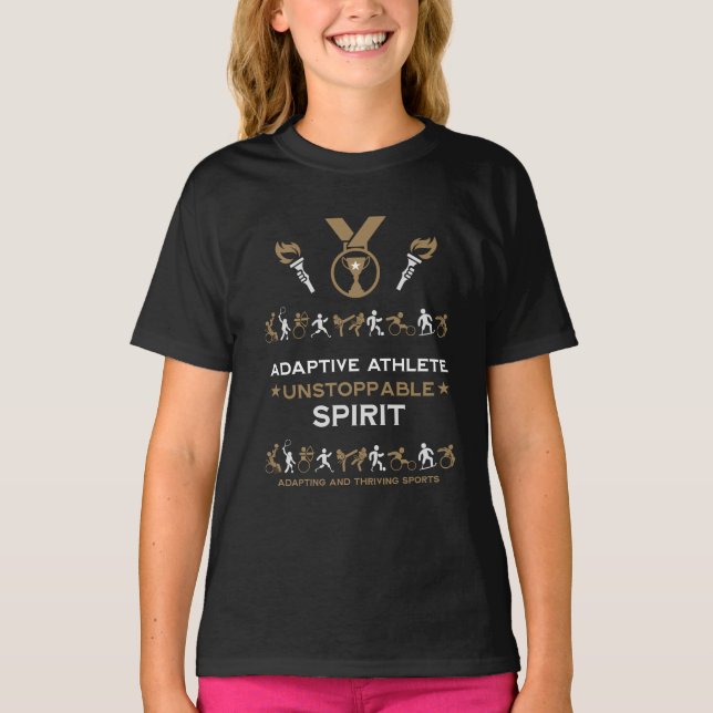 T-shirt Cadeau sportif Adaptive Handicap (Devant)