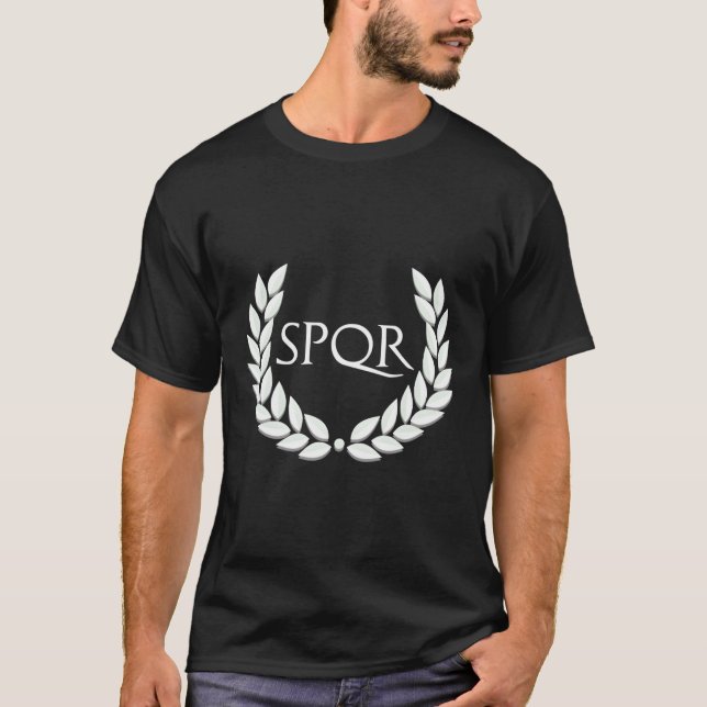 T-shirt Cadeau Spqr Roman Eagle (Devant)