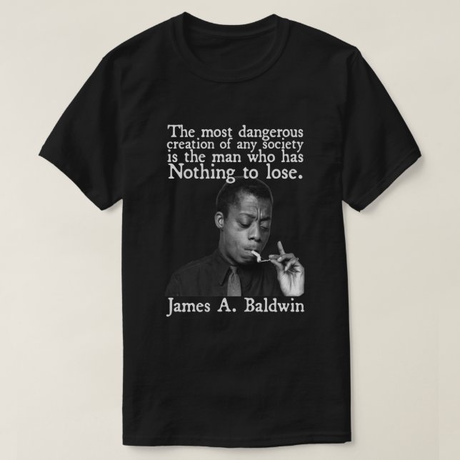 T-shirt Cadeau surprise James Baldwin Halloween Holiday (Design devant)