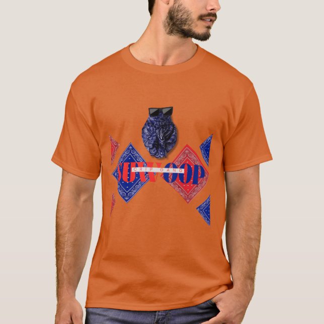 T-shirt Cadeau Suwoop Crip Rags Out (Devant)