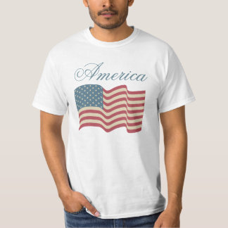 T-shirt Cadeau T Shirt Drapeau Américain Classique